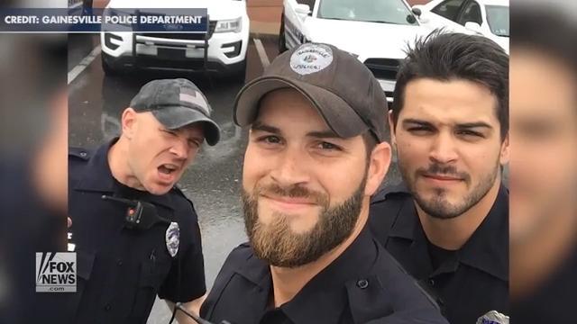 Florida cops selfie posted during Irma goes viral