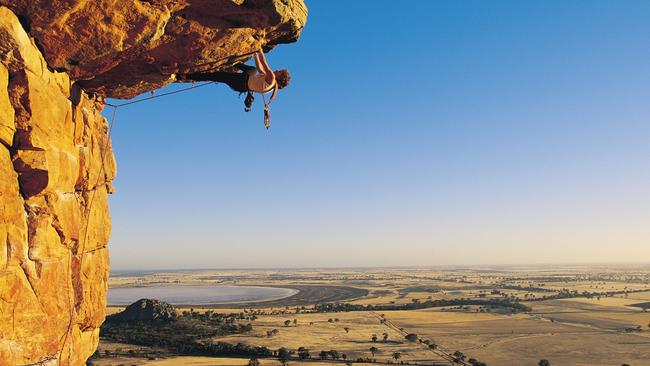 A student was taken to hospital after falling while rock climbing at Mount Arapiles. Picture: File