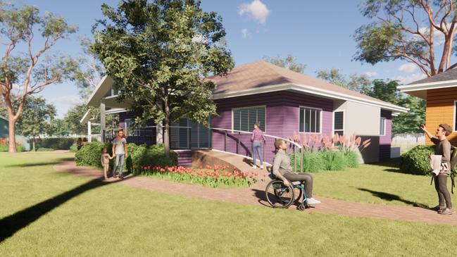 Concept designs for Waminda Services housing initiative project. Picture: contributed