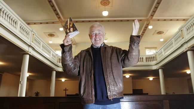 Festival of Voices director Neil Cameron at Wesley Uniting Church in 2005. Picture: Kim Eiszele