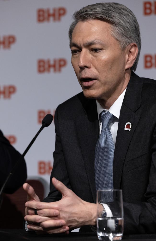 BHP CEO Mike Henry. Picture: NCA NewsWIRE / Emma Brasier