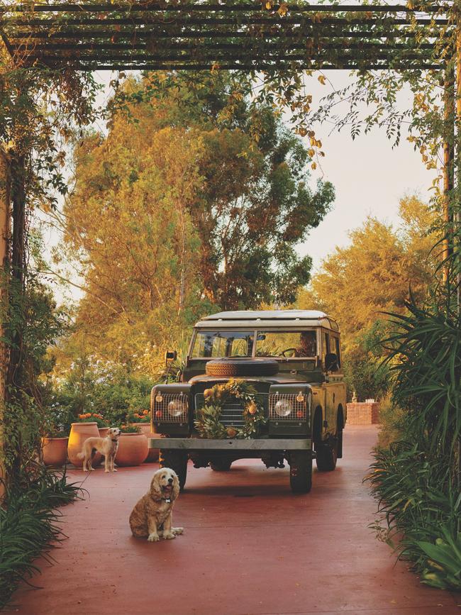 A truck with boxes of Flamingo Estate produce. Picture: Flamingo Estate