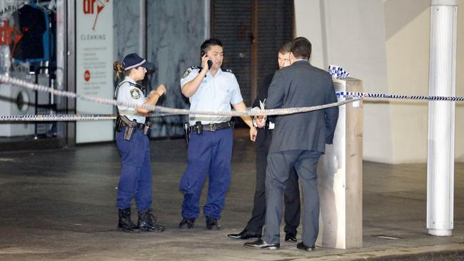 Two teenagers have been charged with affray after a stabbing in the Sydney CBD on September 21. Picture: Steve Tyson