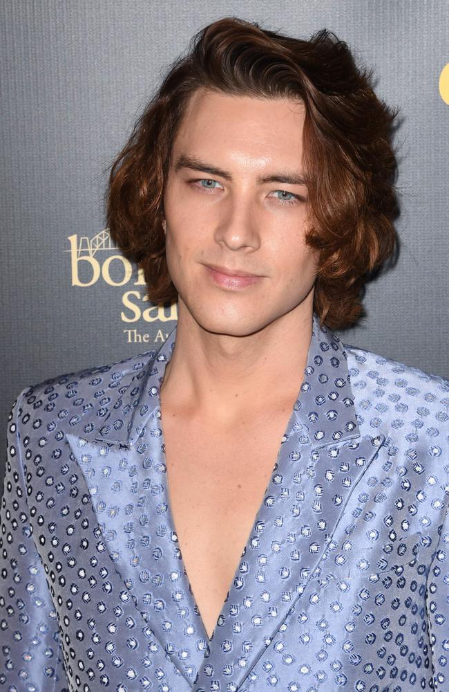 Critically acclaimed Aussie actor Cody Fern, the star of American Horror Story: Apocalypse,  was also at the bash. Picture:  AFP