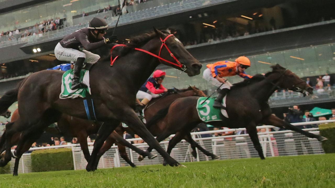 SYDNEY, AUSTRALIA - APRIL 17: Brenton Avdulla on Fasika wins race 10 the TAB Sapphire Stakes during day two of The Championships at Royal Randwick Racecourse on April 17, 2021 in Sydney, Australia. (Photo by Mark Evans/Getty Images)