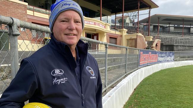 SFLW coach Brad Willis will make two key changes for Saturday's game against the NTFLW at North Hobart Oval. Photo James Bresnehan.