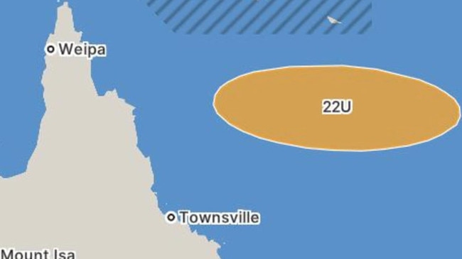 Tropical low developing off the coast of Queensland. Picture: BOM