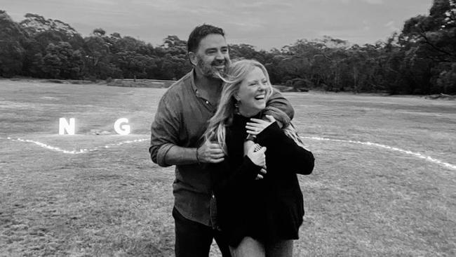 Garry Lyon and Nicky Brownless are engaged