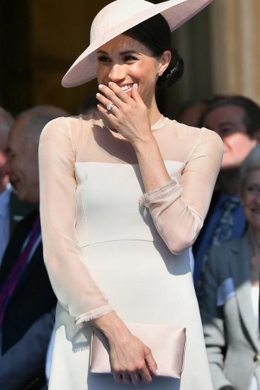 The Prince of Wales, The Duchess of Cornwall, and The Duke and Duchess of Sussex attend The Prince of Wales' 70th Birthday Patronage Celebration in the Gardens of Buckingham Palace, London, UK, on the 22nd May 2018.
 22 May 2018
 Pictured: Meghan, Duchess of Sussex.
 Photo credit: MEGA
 
 TheMegaAgency.com
 +1 888 505 6342