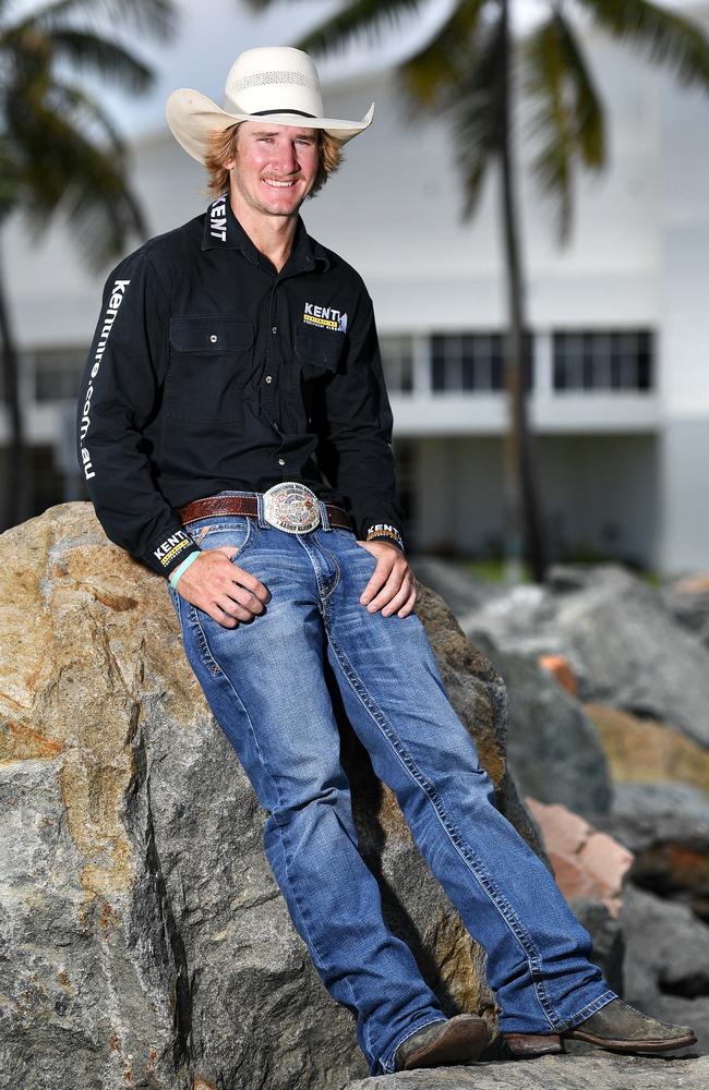 Reigning PBR Australia national champion Aaron Kleier. Picture: Shae Beplate.