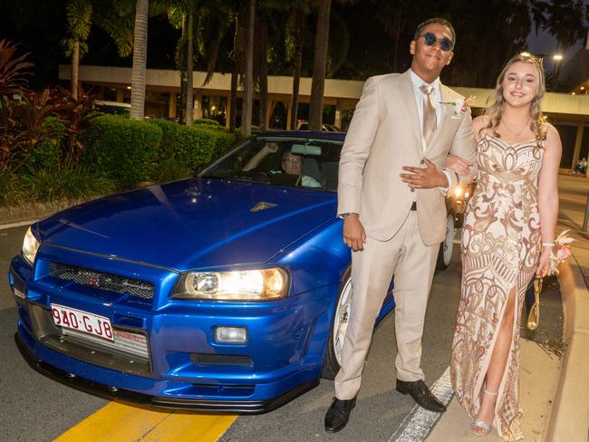 Likith Channapati and Tiffany Falzon at Whitsunday Anglican School Year 12 Formal Saturday 16 September 2023 Picture: Michaela Harlow