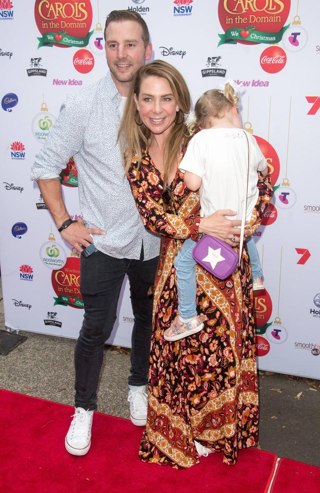 The private couple step out for a rare outing for Carols in the Domain.