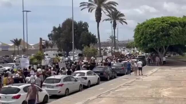 Canary Islands Residents Rally in Protest Against Mass Tourism
