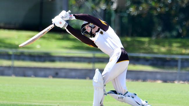 Padua College batsman Ben de Waard. Picture, John Gass