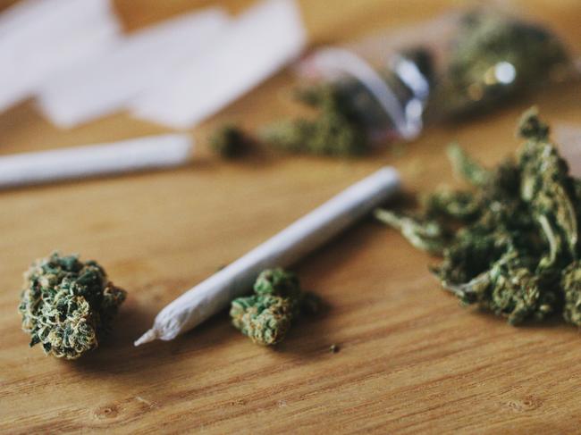 Generic Shot of dried marijuana and a rolled joint. Picture: Istock
