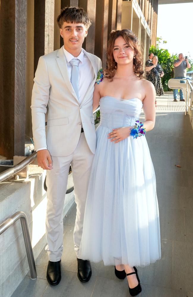 Hamish Beale and Charlotte Eisel at Mackay Christian College Formal Thursday 14 November 2024 Picture: Michaela Harlow