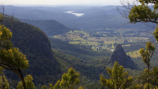 The view from Lamington National Park.