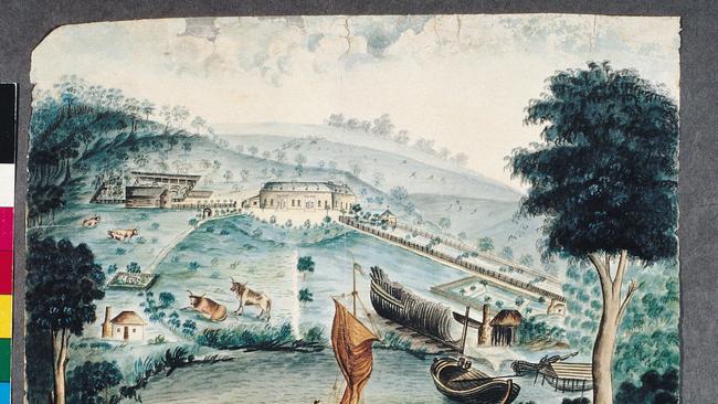 John Bolger (1776–1839), Walloomoolloo The Seat of Jno Palmer Esqr Port Jackson . Mitchell Library, State Library of New South Wales