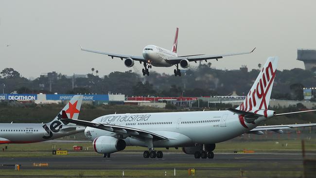 The ACCC is monitoring Australia’s airline industry for any anti-competitive behaviour at the federal government’s request. Picture: Brendon Thorne/Bloomberg