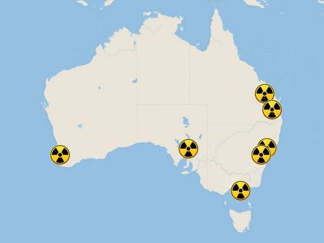 Peter Dutton has unveiled exactly where he wants to build nuclear power plants in Australia.