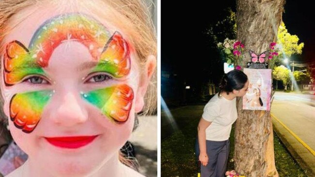 Charlotte's memorial was removed by the school. Picture: Supplied