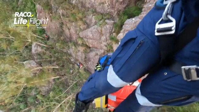 Dramatic rescue of injured hiker at Mt Barney