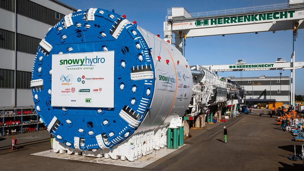 Snowy Hydro is bringing in a fourth tunnel boring machine which will be specially designed to deal with the difficult geological conditions.