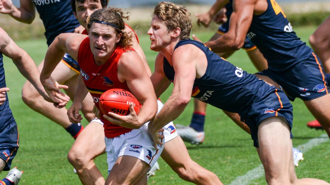 Crows draftee Sam Berry will play against the Cats on Saturday. Picture: Brenton Edwards