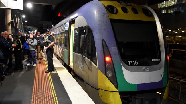 V/Line trains leaving Southern Cross station will run consistently late on December 16.