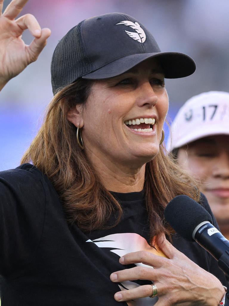 Foudy says the Matildas have no chance of winning a medal. Katharine Lotze/Getty Images/AFP