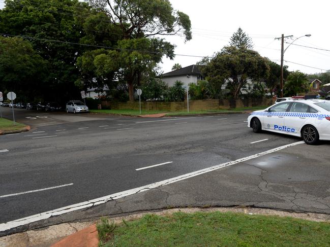 The scene of the ‘hit and run’ on Oliver St, Freshwater, where Tony Plati was found fighting foir life. Picture: Jeremy Piper