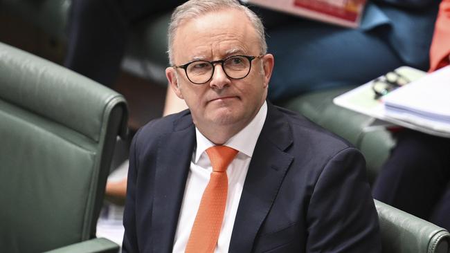 CANBERRA, Australia - NewsWire Photos - October 9, 2024: Prime Minister Anthony Albanese during Question Time at Parliament House in Canberra. Picture: NewsWire / Martin Ollman