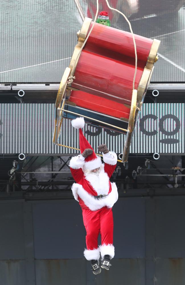 Santa in the Birdman Rally. Picture: David Crosling