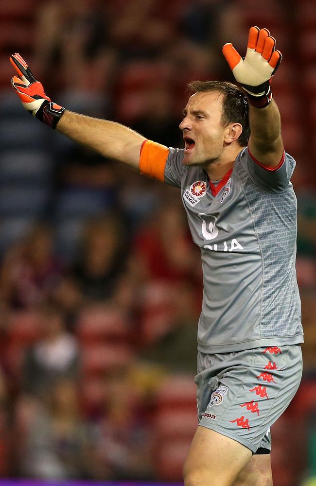 Adelaide United’s Eugene Galekovic.