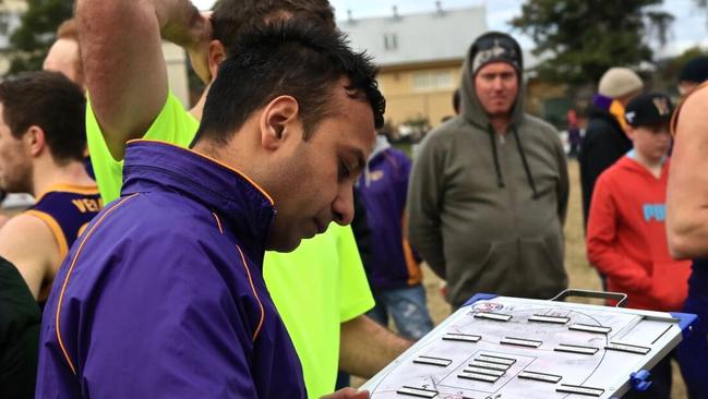 Vermont coach Harmit Singh assesses his options. Picture: Davis Harrigan.