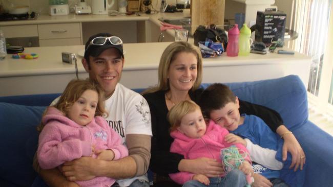 Kevin Douglas with his family. Photo: Supplied