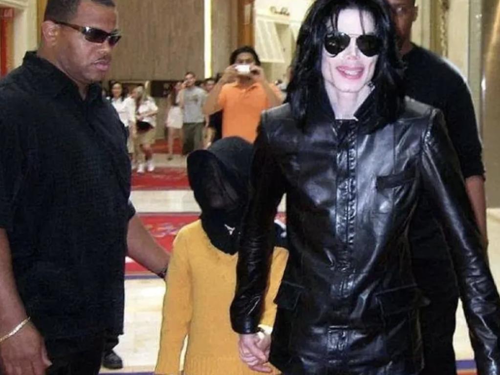 Michael Jackson with his last bodyguard, Bill Whitfield. Picture: Facebook