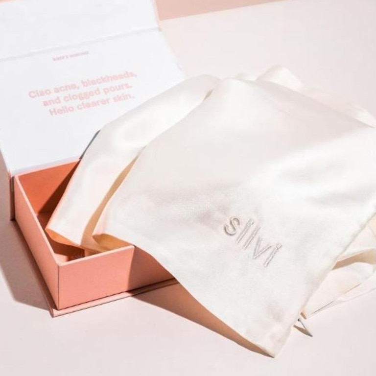 The silk pillowcases are made from 22 Momme 100 per cent Mulberry silk (6A, the highest possible grading). The silk is treated with antibacterial silver ions, reducing bacteria by 99.7 per cent.