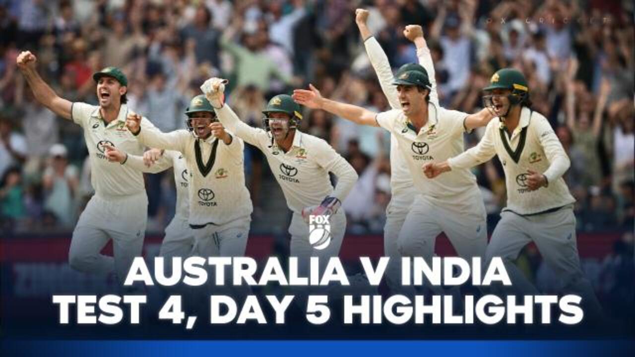 AUS v India - 4th Test, Day 5 Highlights