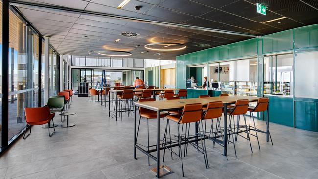 The new cafe at the recently upgraded Mount Gambier Regional Airport. Picture: Zoe Wighton Residential &amp; Architectural Photography