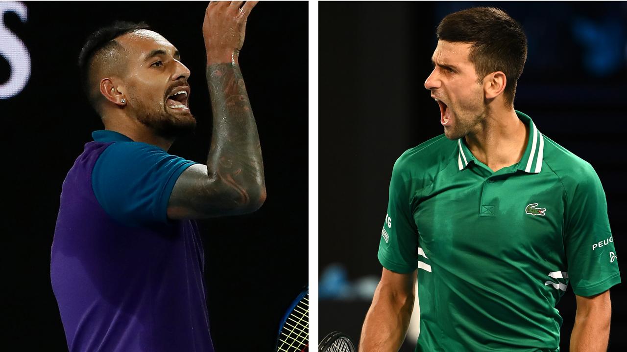 Australian Open 2021 Nick Kyrgios vs Novak Djokovic feud, injury, Taylor Fritz Instagram, medical