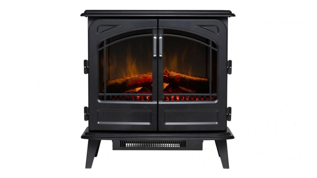 Dimplex 2kW Leckford Electric Fireplace. Image: Harvey Norman.