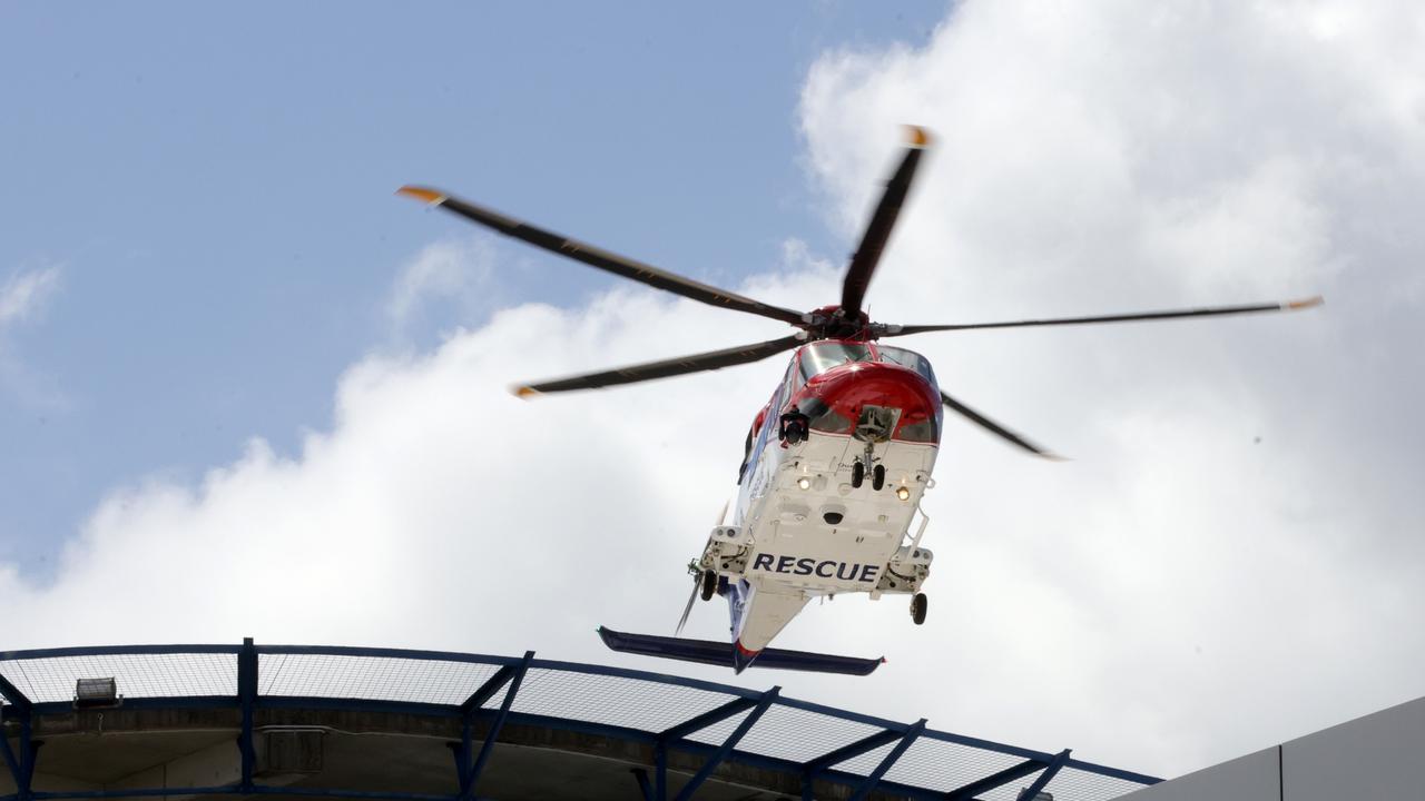 A man has been airlifted to hospital with life-threatening injuries following a serious crash north at Mt Samson. Photo: Steve Pohlner