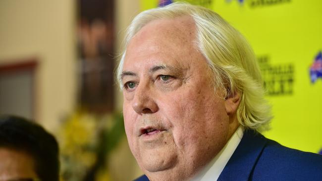 United Australia Party leader Clive Palmer.Picture: Shae Beplate.