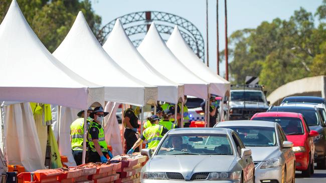 The Victoria-New South Wales border has been closed for weeks. Picture: Mark Stewart