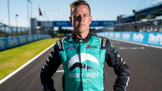 BATHURST, AUSTRALIA - FEBRUARY 22: (EDITORS NOTE: A polarizing filter was used for this image.) James Courtney driver of the #7 Snowy River Racing Mustang GT ahead of the Bathurst 500, part of the 2024 Supercars Championship Series at Mount Panorama, on February 22, 2024 in Bathurst, Australia. (Photo by Daniel Kalisz/Getty Images)