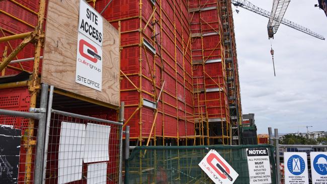 The Cullen Group site in Robina after it was shut down in December 2016. Photo: Steve Holland.