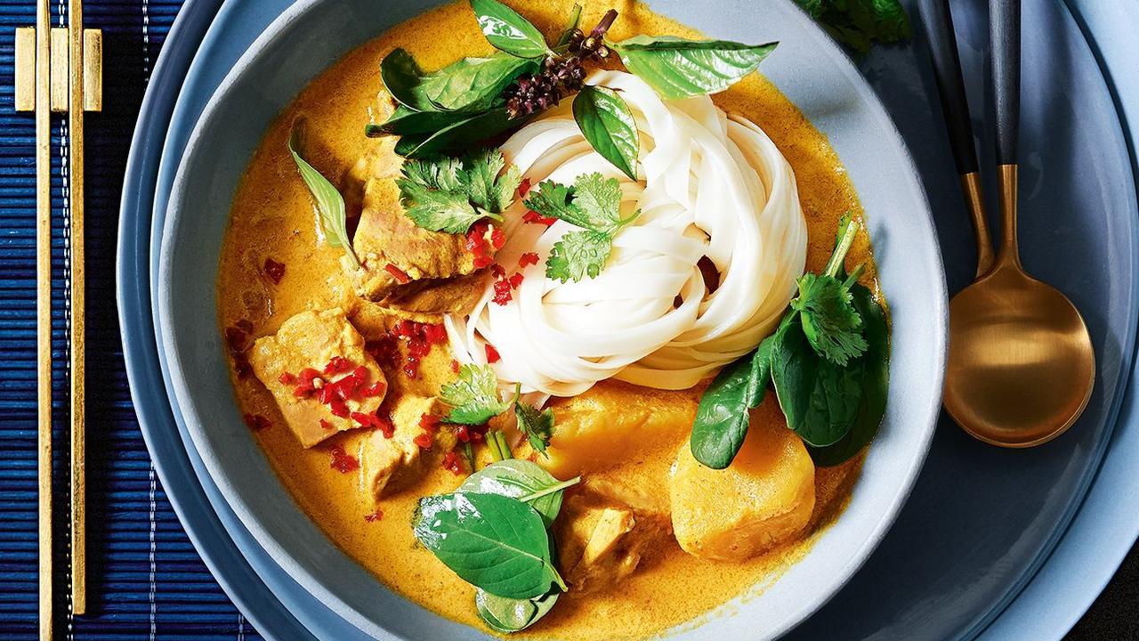 This Thai curry noodle soup will be a hit at home. Picture: Supplied