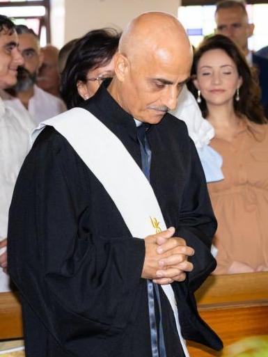 Deacon Ghassan Nakhoul, whose son was killed in the crash.