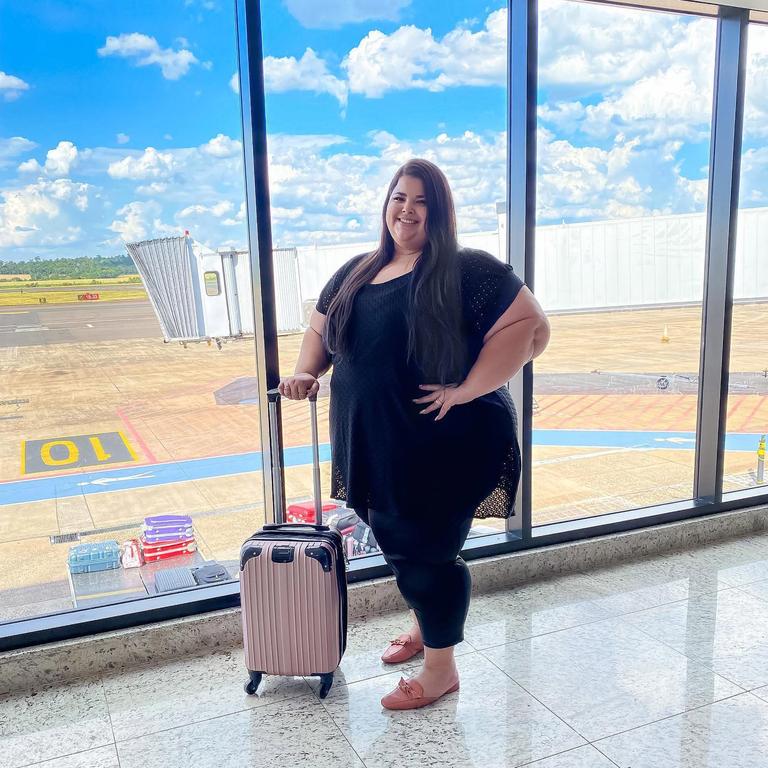 The 38-year-old was holidaying in Lebanon with her mum, sister and nephew and spent $A1400 on an economy ticket to fly home to Brazil. Picture: Juliana Nehme/Newsflash/Australscope